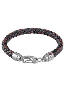 Tommy Hilfiger, Herren Armband 'Casual Core, 2790047', Braun / Schwarz / Silber