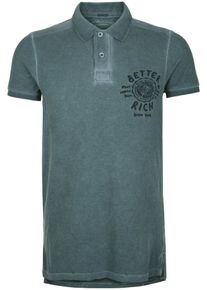 Better Rich, Herren Poloshirt UNIVERSITY, Gr&uuml;n / Schwarz