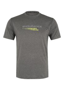 Endurance, Herren Funktionsshirt 'Carbondale', Gelb / Grau / Graumeliert
