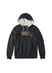 Abercrombie & Fitch Abercrombie & Fitch, Herren Sweatshirt 'HERITAGE VARSITY LOGO POPOVER', Navy