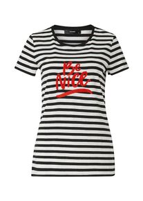 Hallhuber, Damen T-Shirt, Rot / Schwarz / Weiß