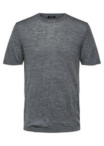 Selected Homme, Herren T-Shirt, Graumeliert