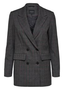 Selected Femme, Damen Blazer, Basaltgrau / Rot