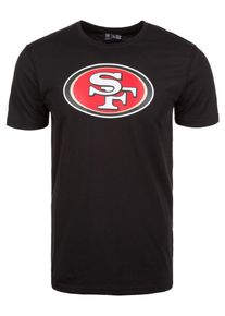 New Era, Herren 'NFL San Francisco 49ers' Logo T-Shirt , Schwarz