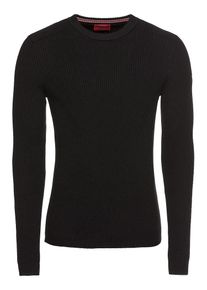 Hugo, Herren Pullover 'Slogen 10209981 01', Schwarz