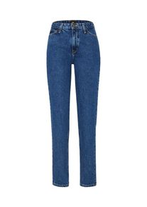 Lee, Damen Mom Jeans, Blue Denim