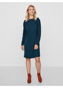 MAMALICIOUS, Damen Rüschen Still-Kleid, Dunkelgrün