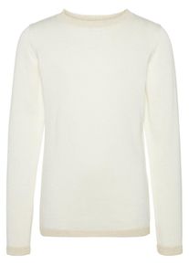 name it, M&auml;dchen Glitzer Strickpullover, Wei&szlig;