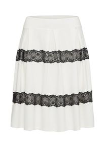 ABOUT YOU, Damen Rock 'Marta', Schwarz / Offwhite
