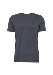 Naketano, Herren T-Shirt 'Italienischer Hengst', Taubenblau