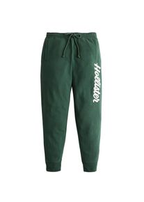 Hollister, Damen Hose 'LOGO JOGGER', Tanne / Weiß