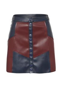 Pepe Jeans, Damen Minirock 'Petra', Blau / Rostrot