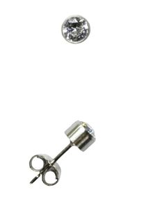 Firetti, Damen Ohrstecker 'Basic Titan', Grau