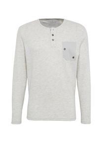 Tom Tailor, Herren Shirt, Wollweiß