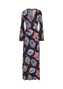MAX & Co. MAX&Co., Damen Maxikleid 'PLATA', Creme / Hellblau / Hellrot / Schwarz