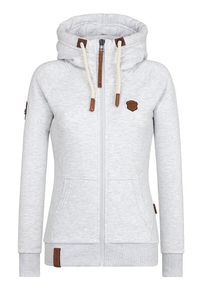 Naketano, Damen Sweatjacke 'Brazzo', Graumeliert
