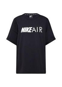 Nike Sportswear, Damen Shirt 'AIR', Schwarz / Weiß