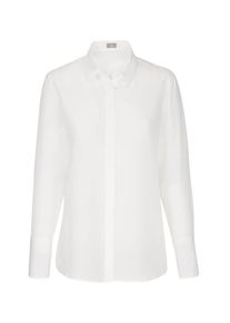 Jacques Britt, Damen Hemdbluse, Wei&szlig;