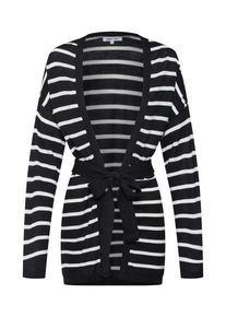 ABOUT YOU, Damen Cardigan 'Anastasia', Schwarz / Weiß