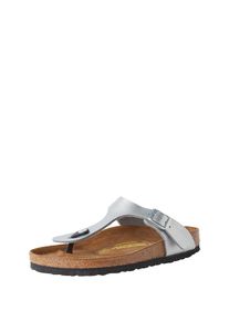 Birkenstock, Damen Zehensteg Gizeh, Silber