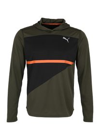 Puma, Herren Lauf-Shirt, Grün / Schwarz