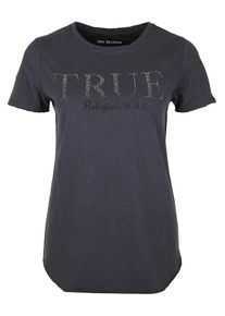True Religion, Damen T-Shirt, Anthrazit