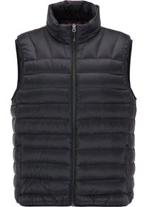 Hawke & Co, Herren Weste, Schwarz