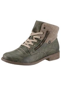 Rieker, Damen Stiefeletten, Hellbraun / Oliv