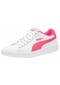 Puma, Sneaker 'Smash v2 L Jr', Lachs / Wei&szlig;