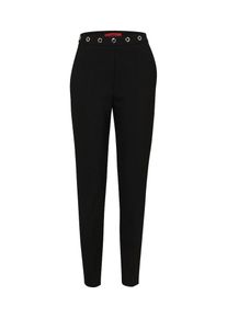 Hugo, Damen Slimfit Hose 'Holisy-1', Schwarz
