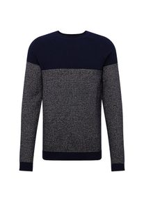 Selected Homme, Herren Pullover 'SANDER', Dunkelblau / Perlwei&szlig;