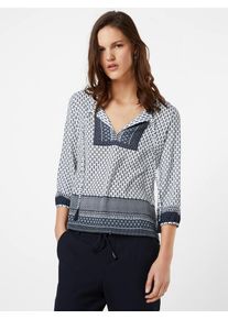 Anna Field, Damen Bluse, Blau / Weiß