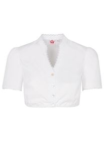 Spieth & Wensky SPIETH & WENSKY, Damen Dirndlbluse 'Geldora', Weiß