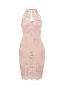 Lipsy, Damen Cocktailkleid, Nude