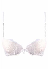 Lascana, Damen Push-up-BH mit Perlendetails, Creme