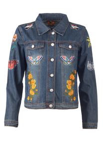 Maze, Damen Jacke 'Roxana', Blue Denim / Mischfarben