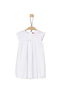 s.Oliver Junior, Mädchen Kleid, Silber / Weiß