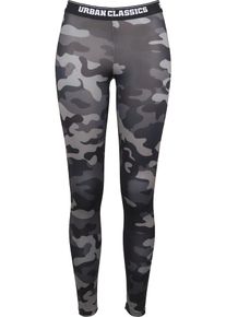Urban Classics, Damen Leggings, Basaltgrau / Hellgrau / Dunkelgrau