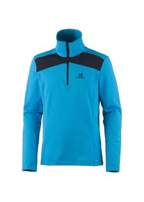 Salomon, Herren Funktionsshirt, Himmelblau / Schwarz