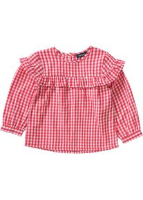 Blue Seven, M&auml;dchen Langarmbluse, Rot / Naturwei&szlig;