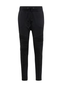Urban Classics, Herren Hose 'Biker Terry Pants', Schwarz