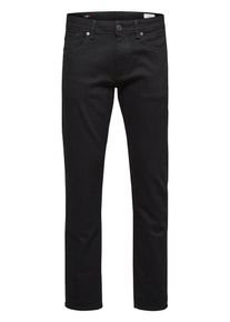 Selected Homme, Herren Regular-Fit-Jeans, Schwarz