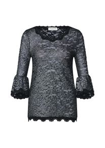 rosemunde, Damen Shirt, Schwarz / Silber