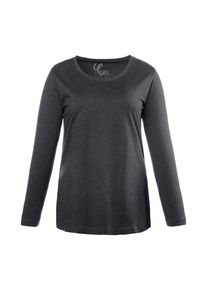 Ulla Popken, Damen Shirt, Anthrazit