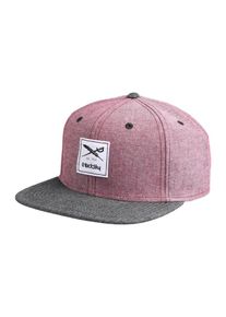 Iriedaily, Herren Unisex - Taschen 'Flag Chambray Snapback [red mel.]', Bordeaux