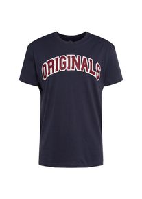 Jack & Jones JACK & JONES, Herren Shirt 'RURBIA', Dunkelblau / Weinrot / Wei&szlig;