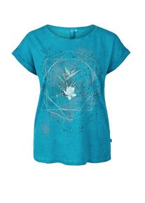 Q/S Designed By, Damen T-Shirt, Aqua / Mischfarben
