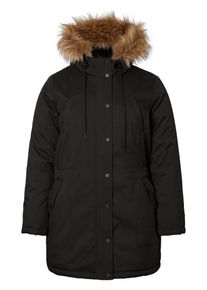 JUNAROSE, Damen Parka, Schwarz