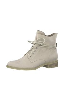 Marco Tozzi, Damen Schnürstiefelette, Beige / Grau