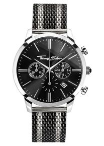 Thomas Sabo, Herren Chronograph 'REBEL SPIRIT', Silbergrau / Schwarz